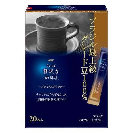 (N2603018) 日本AGF 贅沢な珈琲店 即溶黑咖啡條/20入