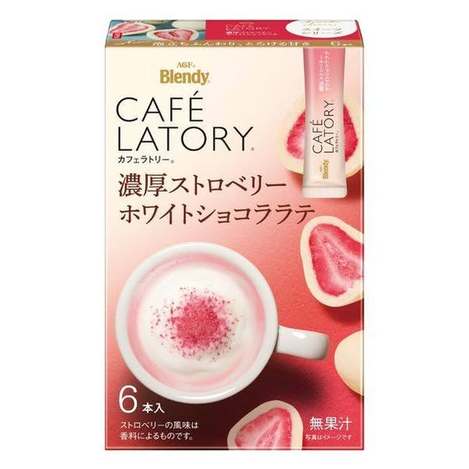 (N2603077)日本 AGF 濃厚草莓白巧風味拿鐵