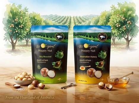 [20倍數免 可混](O2603194)澳洲 HappyNut 帶殼夏威夷果系列2款附開果器/225g