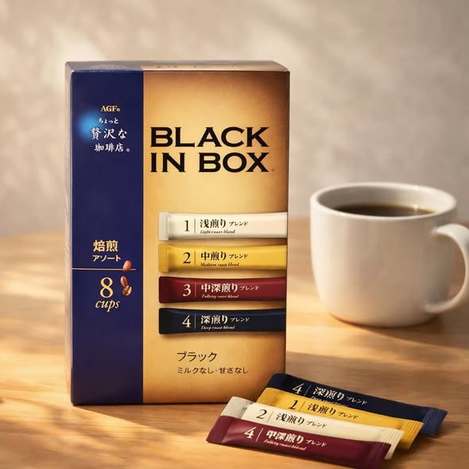 (N2604018)日本 Maxim4種贅沢焙煎综合黑咖啡/8入