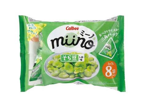 (N2604037)日本 Calbee miino鹽味蠶豆脆片/ 約56g