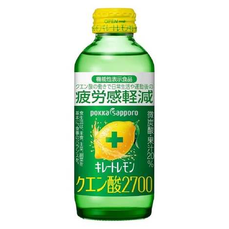 (N2604044)日本 POKKA SAPPORO 檸檬酸2700氣泡機能飲/155ml