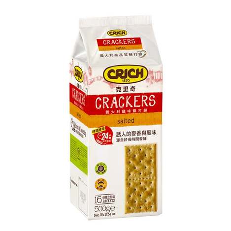 (M2604192) 義大利 CRICH克里奇義大利鹽味蘇打餅/ 500g 