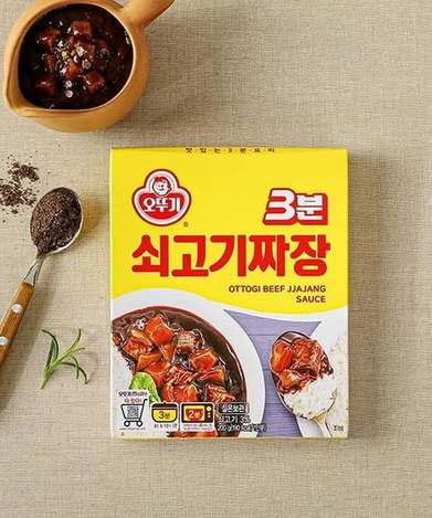 (M2604230)韓國 OTTOGI不倒翁 3分鐘牛肉炸醬調理包/200g× 2 (組)