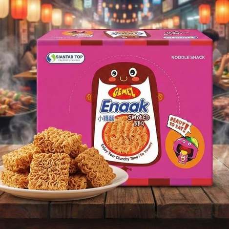 (M2604233 )Enaak燒烤微辣點心麵/420g
