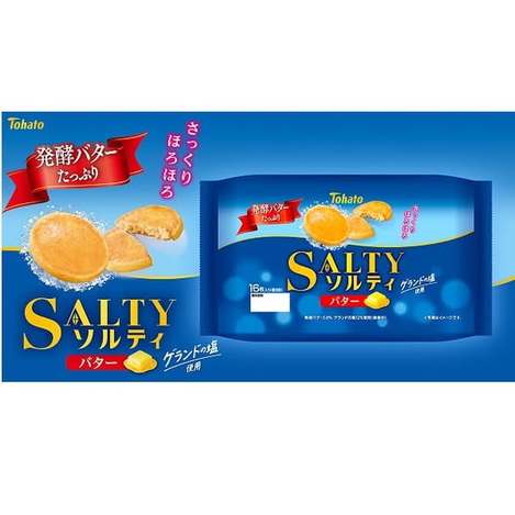 (N2605074) 日本東鳩SALTY 大包裝發酵奶油酥餅 /128g 