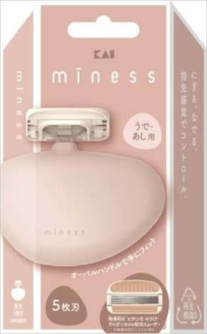 (E2605093)日本 KAI貝印 miness 5枚刃腳部專用除毛刀
