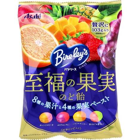 (N2605134)日本 Asahi 雙口味果實水果喉糖/103g