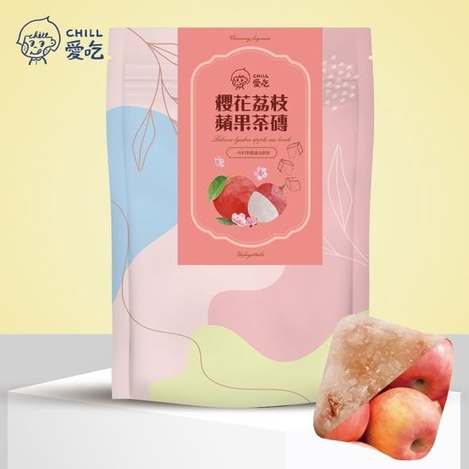 (L2606003) Chill愛吃 櫻花荔枝蘋果冰茶磚/170g