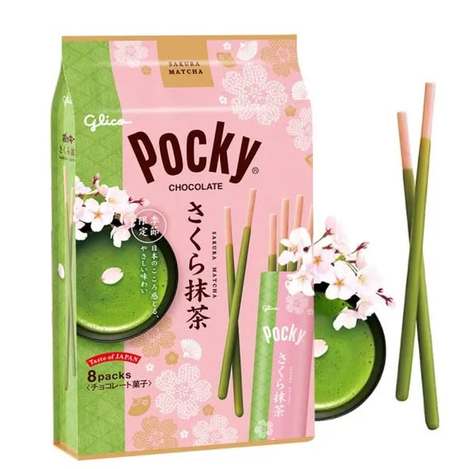 (N2606099) Pocky 百奇 櫻花抹茶棒/95g