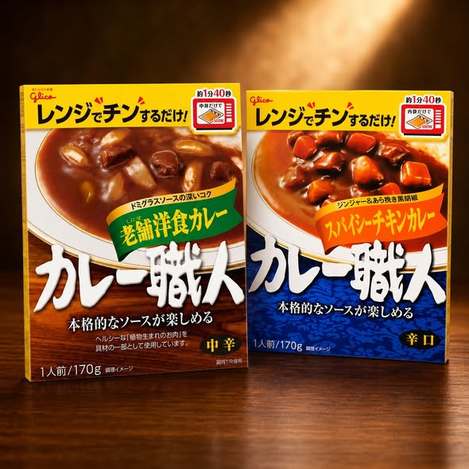 (N2606154 )日本Glico 格力高咖哩職人系列兩款/170g×2盒 (組)