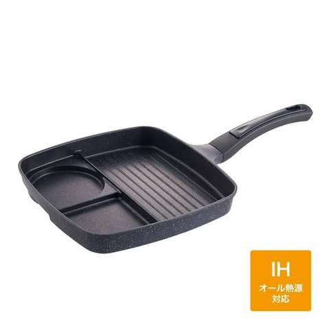 (T2606160) 日本 LIV PLUS三合一分格平底鍋/26cm