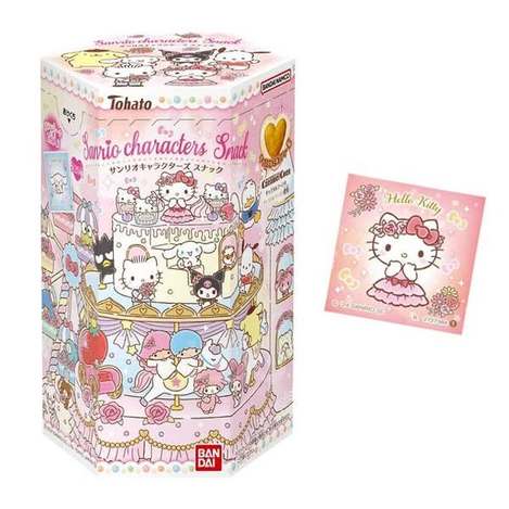(N2607001)日本 Tohato × Sanrio 三麗鷗愛心玉米脆餅(附隨機貼紙)/18g×2 (組)