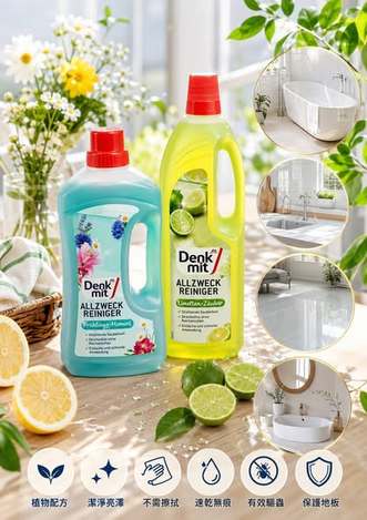 (A2607014)德國 DM Denkmit 萬用芳香清潔劑系列2款/1000ml×2 (組)