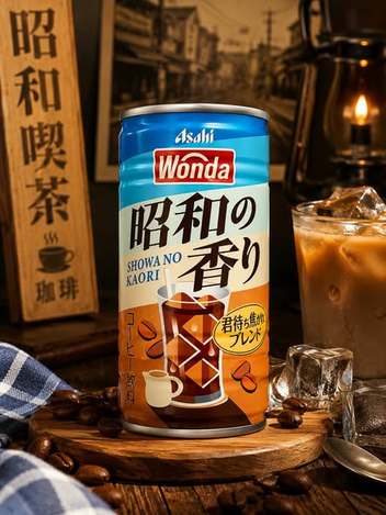 (N2607018)日本 Asahi朝日 Wonda 昭和焦香咖啡/185g× 2 (組)