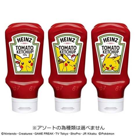 (M2607026)亨氏 ✕寶可夢聯名番茄醬瓶/460g 