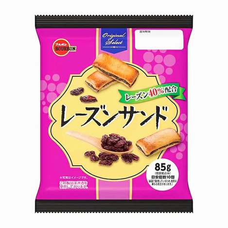 (N2607066)日本 Bourbon北日本 葡萄乾夾心餅乾/85g