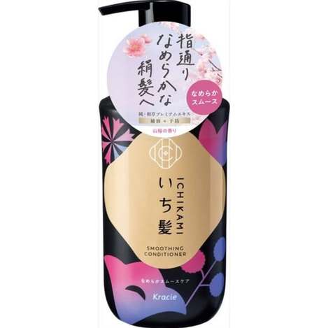 (I2607080)日本 Kracie葵緹亞 ICHIKAMI​ 櫻花絹絲修護護髮素/450g