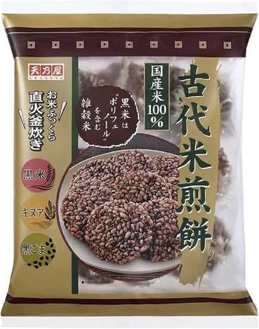 (N2607172)日本 天乃屋 日本國產米100%古代米煎餅/94g