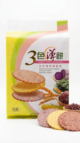  (M2607177) 極纖原萃綜合三色薄餅/205g
