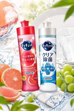 (A2607180)日本 花王 Kao Cucute 珂珂透超濃縮洗碗精系列2款/240ml× 2 (組)