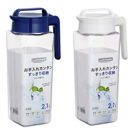 (T2607188)日本 LUSTROWARE 手把方形冷熱水壺兩款/2.1L