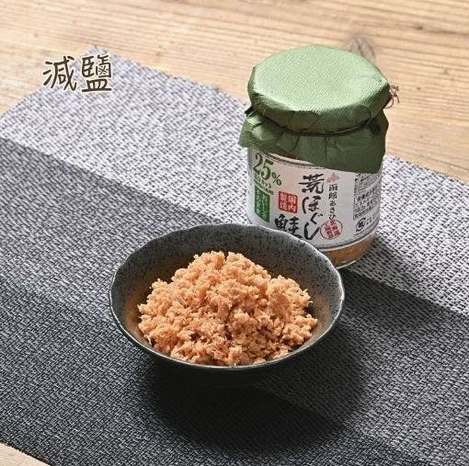 (N2607192)日本 函館朝日 減鹽鮭魚鬆(綠色減鹽)/100g