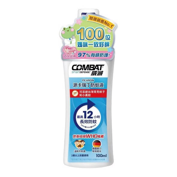 (B2607195)韓國 威滅COMBAT 派卡瑞丁防蚊液/100ml