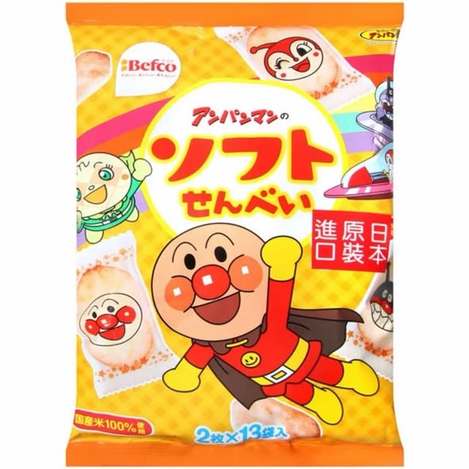 (N2608038)日本麵包超人米果甘口醬油風味/81.9g 