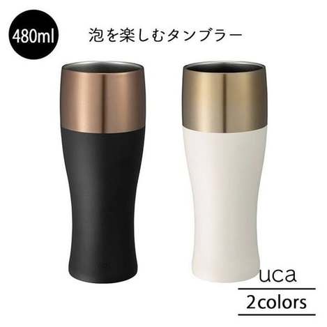 (T2608066)日本 CB Japan CURVES雙層真空不鏽鋼啤酒杯系列