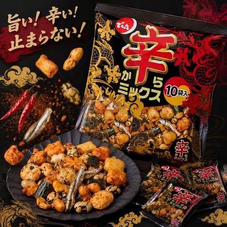 (N2608142)日本 天六 辣味什錦豆菓子/260g(26g×10袋)