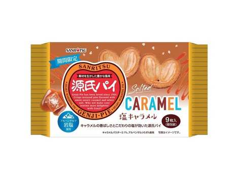 (N2608145)日本 三立製菓  期間限定！鹽焦糖源氏派/9枚入