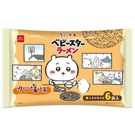 (N2608165)日本 吉伊卡哇 Baby Star 鹽味點心麵/21g×6包