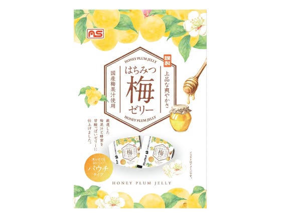 (N2608176)日本 AS 蜂蜜梅子果凍/18g×10入