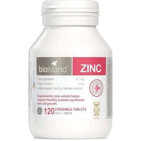 (F2609038)澳洲 BioIsland Zinc 嬰幼兒童鋅咀嚼片/120粒