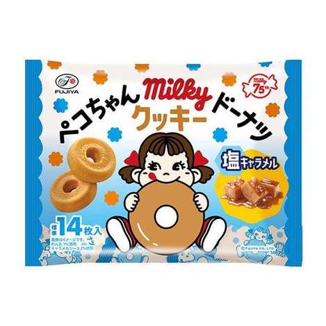 (N2609050)日本 不二家 Peko醬 甜甜圈餅乾(鹽焦糖)/14枚入