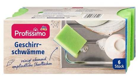(E2609053)德國 DM Profissimo洗碗海綿菜瓜布(DM3436)/6入×2 (組)