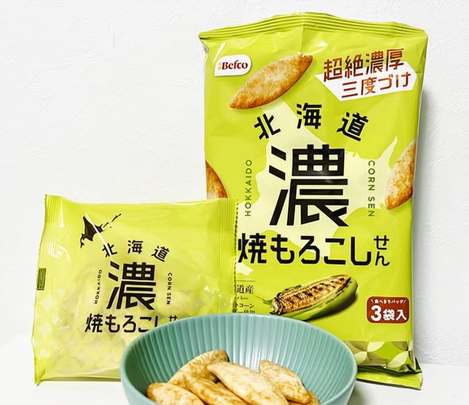 (N2609074)日本 Befco栗山米果 北海道濃燒玉米仙貝/51g