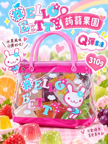 (L2609078)台灣 HELLO BETTY蒟蒻果園/310g