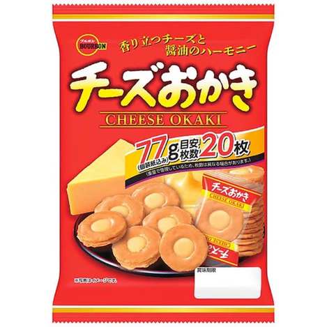 (N2609096)Bourbon北日本醬油起士米果/74g
