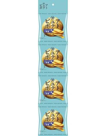 (N2609130)日本 湖池屋 PURE POTATO 厚切洋芋片4連包