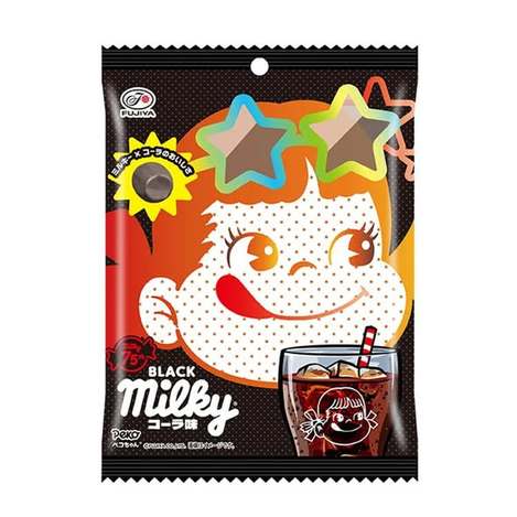 (N2610001) 日本 不二家 BLACK Milky 黑牛奶糖可樂風味/61.2g