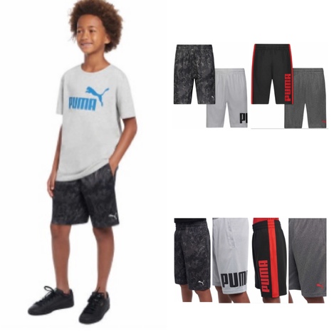 PUMA 大童短褲兩件組