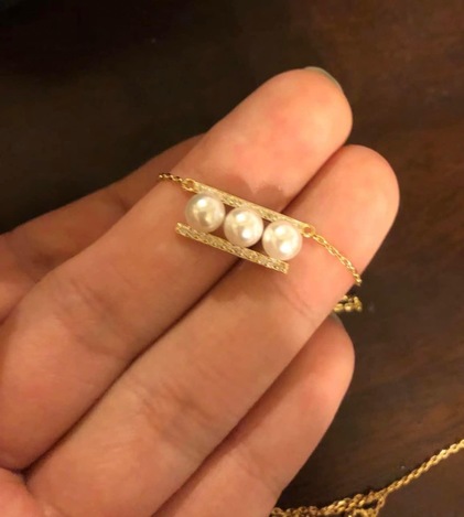 🔥5/20-5/31 指定商品🔥現貨 美國ADORNIA 珍珠條吊墜項鍊