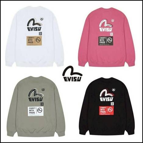 EVISU   印花寬鬆大學T