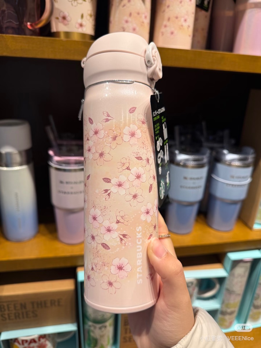 Starbucks 日本 🇯🇵SAKURA 櫻花2026 限定雙層真空不鏽鋼保溫瓶 500ml