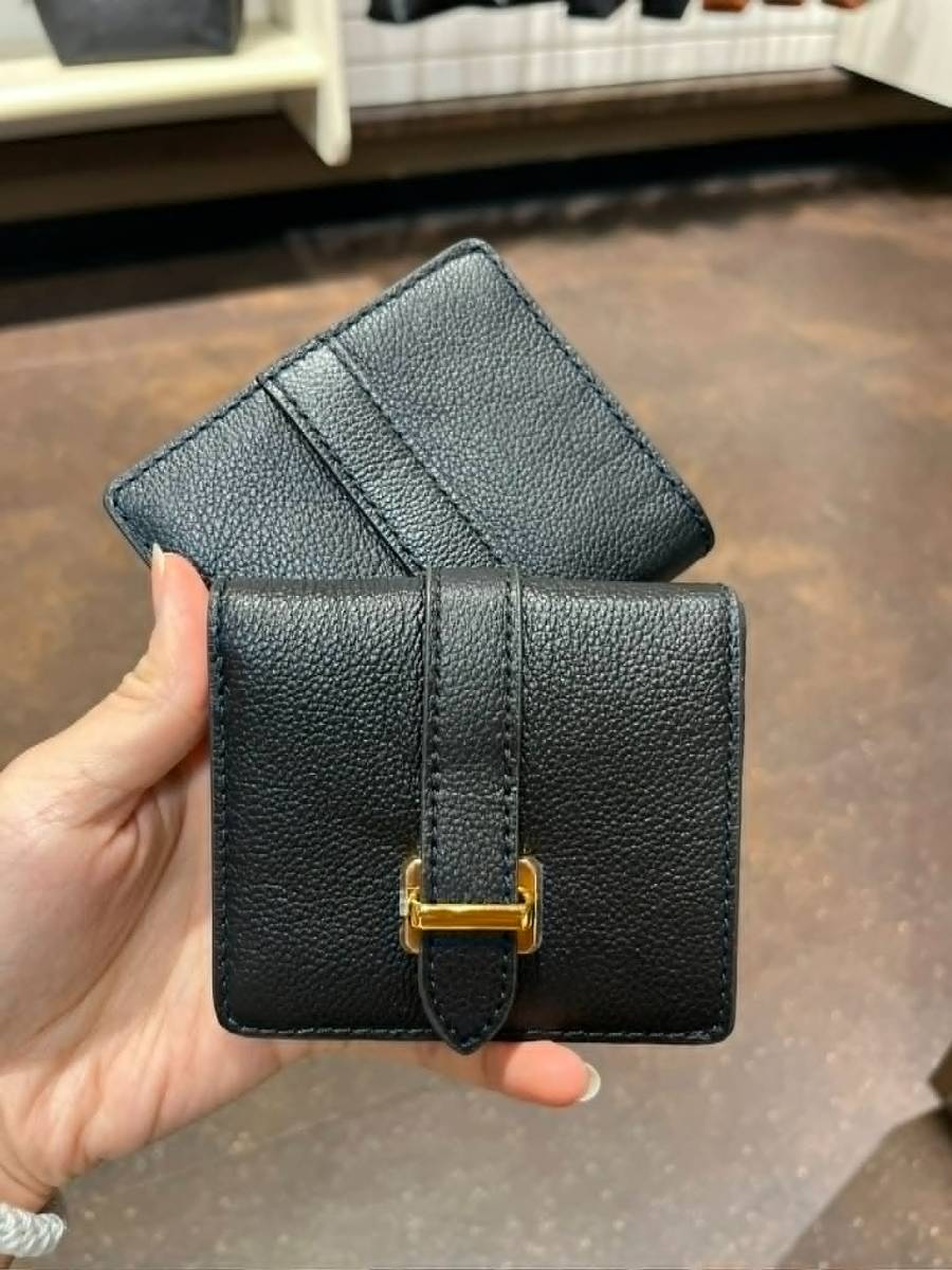 FOSSIL 經典金扣短夾