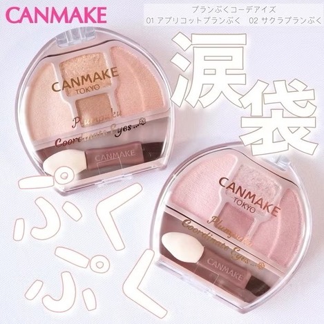 J03🎀 CANMAKE Plumpuku Coordinate Eyes（淚袋眼影）
