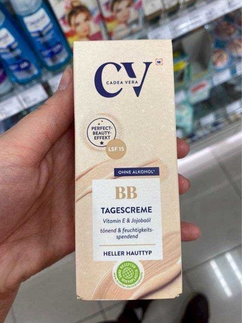 🇩🇪 德國藥妝店 CV CadeaVera 三合一BB防曬日霜 亮膚色 LSF15