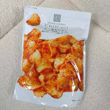 🍤🌶️ 紀伊國屋人氣零嘴 辣油蝦餅 🦐